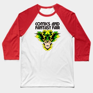 Atlanta Fantasy Fair - Defunct Comics & Fantasy Fair Baseball T-Shirt